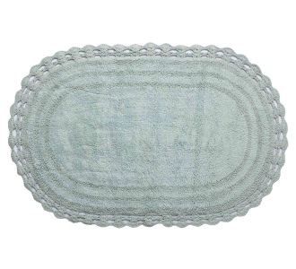 ΠΑΤΑΚΙ oval (70cm x 140cm) mint 5206978153969 SilkFashion |  Πατάκια Μπάνιου στο espiti