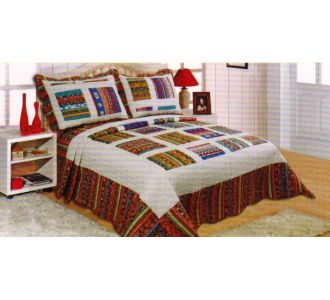 ΚΟΥΒΕΡΛΙ σετ (160cm x 220cm + 1 x 50cm x 70cm) LT1490 6978000000826 SilkFashion |  Κουβερλί Υπέρδιπλα στο espiti