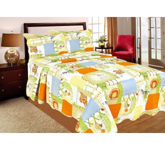 ΚΟΥΒΕΡΛΙ σετ (130cm x 180cm + 1 x 35cm x 45cm) kids1a 6978000000841 SilkFashion |  Κουβερλί Υπέρδιπλα στο espiti