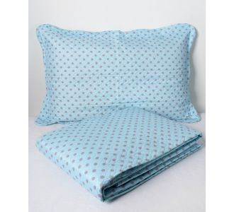 ΚΟΥΒΕΡΛΙ σετ(160cm x 220cm + 1 x 50cm x 70cm) dot siel 6978000000851 SilkFashion |  Κουβερλί Υπέρδιπλα στο espiti