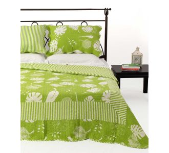 ΚΟΥΒΕΡΛΙ σετ (220cm x 240cm + 2 x 50cm x 70cm) 350 λαχανί 6978000000863 SilkFashion |  Κουβερλί Υπέρδιπλα στο espiti