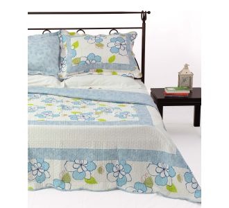 ΚΟΥΒΕΡΛΙ σετ (160cm x 220cm + 1 x 50cm x 70cm) 2010-8 6978000000873 SilkFashion |  Κουβερλί Υπέρδιπλα στο espiti