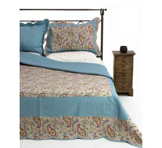 ΚΟΥΒΕΡΛΙ σετ (220cm x 240cm + 2 x 50cm x 70cm) NS76-1 6978000000912 SilkFashion |  Κουβερλί Υπέρδιπλα στο espiti