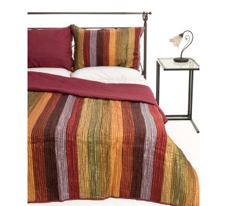 ΚΟΥΒΕΡΛΙ σετ (160cm x 220cm + 1 x 50cm x 70cm) 6329 μπορντώ 6978000000935 SilkFashion |  Κουβερλί Υπέρδιπλα στο espiti