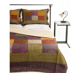 ΚΟΥΒΕΡΛΙ σετ (220cm x 240cm + 2 x 50cm x 70cm)  6153 λαδί 6978000000948 SilkFashion |  Κουβερλί Υπέρδιπλα στο espiti