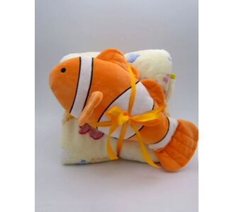 ΒΕΒΕ FLANNEL ΚΟΥΒΕΡΤΑΚΙ (120cm x 190cm) clownfish 6978000000960 Array |  Βρεφικά Διάφορα στο espiti