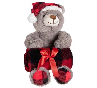 ΒΕΒΕ FLANNEL ΚΟΥΒΕΡΤΑΚΙ (80cm x 120cm) χριστουγεννιάτικο αρκουδάκι 6978000000971 SilkFashion |  Βρεφικά Διάφορα στο espiti