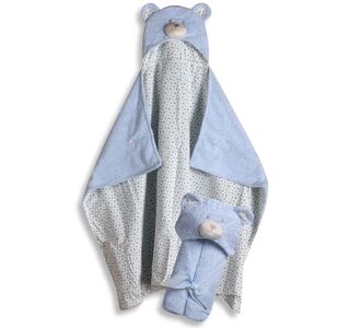 bebe κάπα (75cm x 100cm ) σιέλ 6978000000982 Array |  Βρεφικές κάπες στο espiti