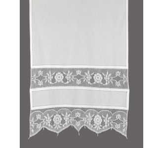 κουρτίνα 097 (140cm x 260cm) λευκό με τούνελ 6978000001076 Array |  Ετοιμες κουρτίνες με σχέδιο στο espiti