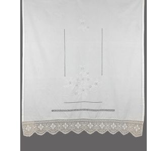 κουρτίνα 4878A (160cm x 160cm) λευκό με τούνελ 6978000001086 Array |  Ετοιμες κουρτίνες με σχέδιο στο espiti
