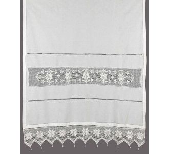 κουρτίνα 021 (160cm x 160cm) λευκό με τούνελ 6978000001092 SilkFashion |  Ετοιμες κουρτίνες με σχέδιο στο espiti