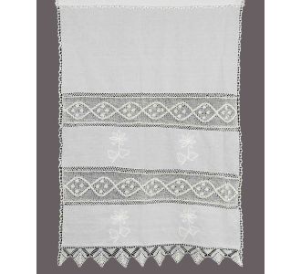 κουρτίνα NT1-2 (160cm x 160cm) λευκό με τούνελ 6978000001100 SilkFashion |  Ετοιμες κουρτίνες με σχέδιο στο espiti