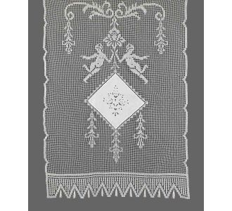 κουρτίνα BG11 TOSCAN (160cm x 160cm) λευκο με τούνελ 6978000001107 SilkFashion |  Ετοιμες κουρτίνες με σχέδιο στο espiti