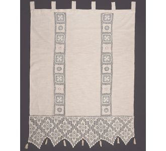 κουρτίνα 426 (200cm x 270cm) ecru με τιράντες 6978000001132 SilkFashion |  Ετοιμες κουρτίνες με σχέδιο στο espiti