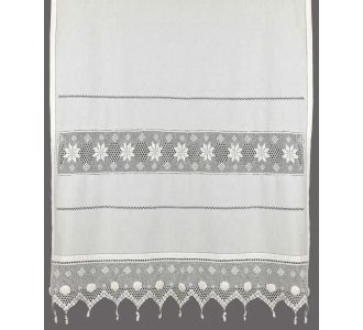 κουρτίνα 018 (140cm x 260cm) λευκό με τούνελ 6978000001138 Array |  Ετοιμες κουρτίνες με σχέδιο στο espiti