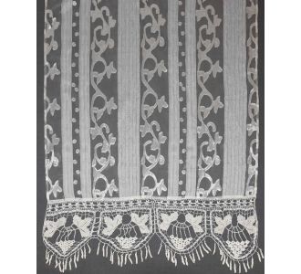 κουρτίνα 014 (160cm x 160cm) λευκό με τιράντα 6978000001153 Array |  Ετοιμες κουρτίνες με σχέδιο στο espiti