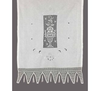 κουρτίνα GXFBG (90cm x 130cm) λευκό με τούνελ 6978000001201 SilkFashion |  Ετοιμες κουρτίνες με σχέδιο στο espiti