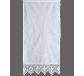 κουρτίνα 6752 (200cm x 50cm) λευκό με τούνελ 6978000001247 SilkFashion |  Ετοιμες κουρτίνες με σχέδιο στο espiti