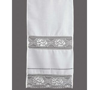 κουρτίνα 343 (160cm x 160cm) λευκό με τούνελ 6978000001251 Array |  Ετοιμες κουρτίνες με σχέδιο στο espiti