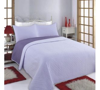 ΚΟΥΒΕΡΛΙ σετ (240cm x 260cm + 2 x 50cm x 70cm) LINES lila/purple 5206978073731 SilkFashion |  Κουβερλί Υπέρδιπλα στο espiti