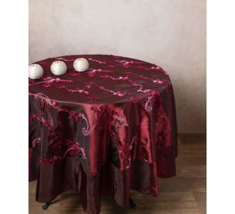 Σατέν Ροτόντα (150cm rd) 6271 Μπορντώ 5206978032554 SilkFashion |  Τραπεζομάντηλα στο espiti