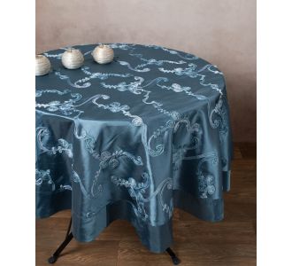 Σατέν Ροτόντα (150cm rd) 6271 Μπλε 5206978032561 SilkFashion |  Τραπεζομάντηλα στο espiti