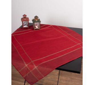 χριστουγεννιάτικο τραπεζοκαρέ (140cm x 140cm) 2448 κόκκινο 6978000001361 SilkFashion |  Χριστουγεννιάτικα Τραπεζομάντηλα  στο espiti