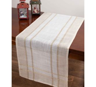 χριστουγεννιάτικο τραπεζομάντηλο (160cm x 320cm) 2448 ivory 6978000001372 SilkFashion |  Χριστουγεννιάτικα Τραπεζομάντηλα  στο espiti