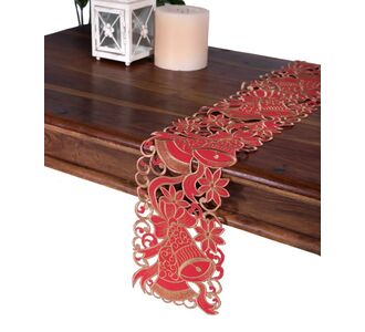 χριστουγεννιάτικη τραβέρσα  (20cm x 150cm) rxh500056 κόκκινο 6978000001416 Array |  Χριστουγεννιάτικα Τραπεζομάντηλα  στο espiti