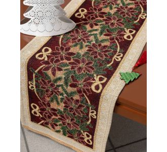 χριστουγεννιάτικη τραβέρσα (33cm x 170cm) 719 6978000001432 SilkFashion |  Χριστουγεννιάτικα Τραπεζομάντηλα  στο espiti