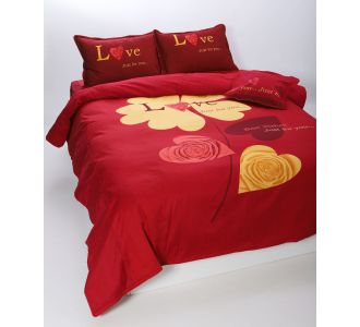 παπλωματοθήκη 160cm x 240cm κατωσέντονο με λάστιχο 110cm x 210cm+19cm 1x50cm x 70cm 40cm x 40cm joy-16 6978000001485 SilkFashion |  Σεντόνια Υπέρδιπλα / King Size στο espiti