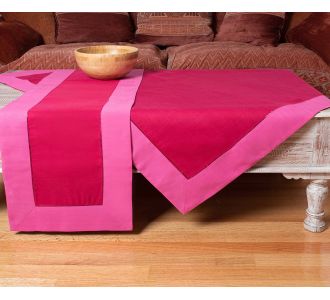 ροτόντα (180cm rd)  bg17 ανοιχτό μωβ/φούξια 6978000001574 SilkFashion |  Τραπεζομάντηλα στο espiti