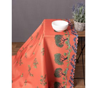 τραπεζομάντηλα (140cm x 240cm) mod2 κεραμιδί 6978000001732 SilkFashion |  Τραπεζομάντηλα στο espiti