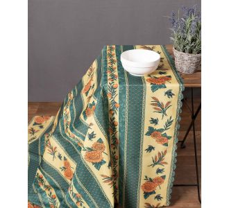 τραπεζομάντηλα (140cm x 240cm) mod4 πράσινο 6978000001742 SilkFashion |  Τραπεζομάντηλα στο espiti