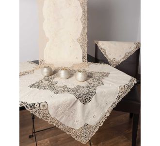 Σετ (σετ 3τεμ. 40cm x 110cm 2x40cm x 40cm) 837 6978000001852 SilkFashion |  Τραπεζομάντηλα στο espiti