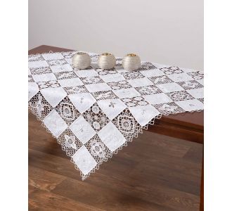 Καρέ (90cm x 90cm) 8509 6978000001906 SilkFashion |  Τραπεζομάντηλα στο espiti