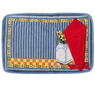 soupla (33cm x 55cm) με πετσέτα φαγητού απλικέ 6978000001939 SilkFashion |  Σουπλά στο espiti
