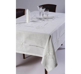 τραπεζομάντηλα (160cm x 220cm) 4006 λευκό 6978000002049 SilkFashion |  Τραπεζομάντηλα στο espiti