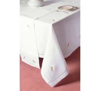 Τραπεζομάντηλα (160cm X 210cm) yl1011 ασημί 6978000002095 SilkFashion |  Τραπεζομάντηλα στο espiti