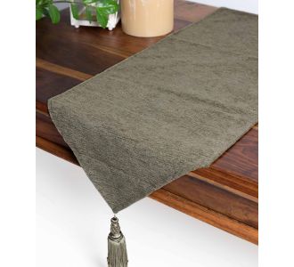 τραβέρσα  (40cm X 172cm)  281 λαδί 6978000002121 SilkFashion |  Τραπεζομάντηλα στο espiti