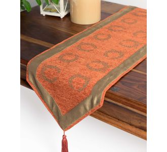 τραβέρσα  (33cm X 170cm)  6416 πορτοκαλί 6978000002129 SilkFashion |  Τραπεζομάντηλα στο espiti
