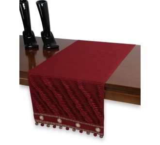 τραβέρσα  (40cm X 170cm)  3819 κόκκινο 6978000002228 SilkFashion |  Τραπεζομάντηλα στο espiti