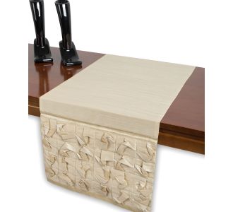 καρέ  (85cm X 85cm) 3918 ivory 6978000002262 SilkFashion |  Τραπεζομάντηλα στο espiti