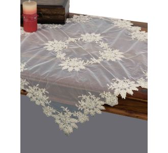 καρέ (85cm X 85cm) YL2016 χρυσό 6978000002310 SilkFashion |  Τραπεζομάντηλα στο espiti