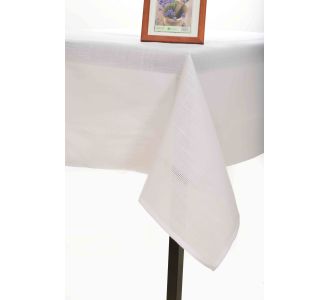 τραπεζομάντηλα nx031 (135cm x 135cm) λευκό 6978000002364 SilkFashion |  Τραπεζομάντηλα στο espiti