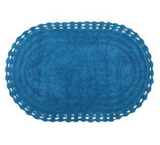 ΠΑΤΑΚΙ OVAL (60CM X 100CM) ROYAL BLUE 5206978154003 SilkFashion |  Πατάκια Μπάνιου στο espiti
