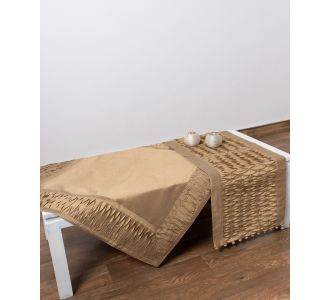 τραπεζομάντηλα 8373 130Χ130 χρυσό 6978000002361 SilkFashion |  Τραπεζομάντηλα στο espiti