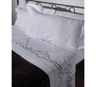 ΧΕΙΡΟΠΟΙΗΤΟ ΚΟΦΤΟ ΣΕΝΤΟΝΙ 139 ΤΕΣΣΑΡΩΝ ΤΕΜΑΧΙΩΝ (225CM X 270CM) ΛΕΥΚΟ 6978000002665 SilkFashion |  Νυφικά Σεντόνια στο espiti