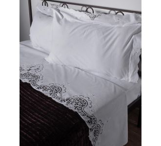 ΧΕΙΡΟΠΟΙΗΤΟ ΣΕΝΤΟΝΙ Κ37 ΚΗΠΟΥΡ ΤΡΙΩΝ ΤΕΜΑΧΙΩΝ (225CM X 270CM) ΛΕΥΚΟ 6978000002677 SilkFashion |  Νυφικά Σεντόνια στο espiti