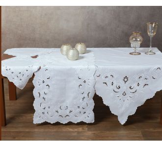 Χειροποίητο τραπεζομάντηλο SP2 (170cm x 230cm) 6978000002750 SilkFashion |  Τραπεζομάντηλα στο espiti